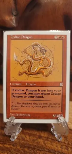 mint/nm+++ Portal Three Kingdoms Zodiac Dragon English MTG/Magic - Image 1