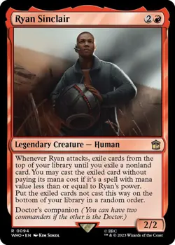 Ryan Sinclair 0094 MTG WHO Rare NP - Image 1