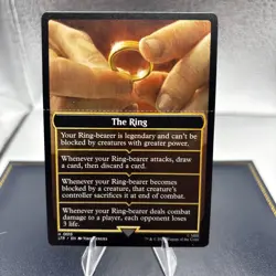 MTG The Ring /The Ring Tempts You, HELP TOKEN, Lord of the Rings 0013 Mint/NM! - Image 1