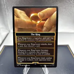 MTG The Ring /The Ring Tempts You, HELP TOKEN, Lord of the Rings 0013 Mint/NM! - Image 2