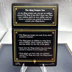 MTG The Ring /The Ring Tempts You, HELP TOKEN, Lord of the Rings 0013 Mint/NM! - Image 3