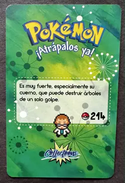 HERACROSS - POKEMON JOHTO COLLECTOONS POKEDEX CCG CARD - Image 2