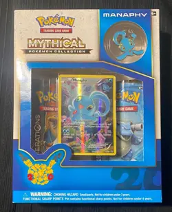 Pokemon Mythical Pokemon Collection Manaphy 20th Anniversary Generations Promo - Image 1