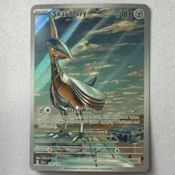 Pokemon TCG Skarmory Illustration Rare Holo 209/191 Surging Sparks English 110 - Image 1