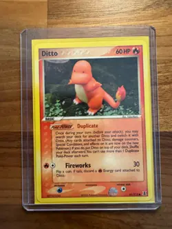 Pokemon TCG Ditto Charmander 61/113 Non-Holo NM - Image 1