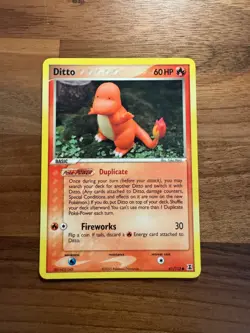 Pokemon TCG Ditto Charmander 61/113 Non-Holo NM - Image 2