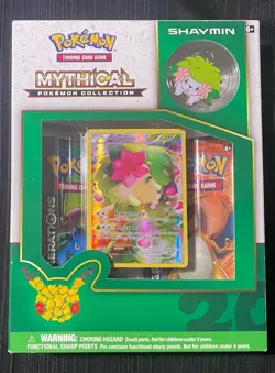 Pokemon Mythical Pokemon Collection Shaymin Promo Generations 20th Anniversary - Image 1