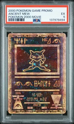 2000 POKEMON GAME MOVIE POKEMON 2000 MOVIE ANCIENT MEW PSA 5 - Image 1