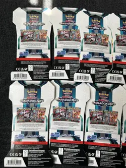Pokemon TCG Paradox Rift Booster Packs Lot of 9 English - Image 2