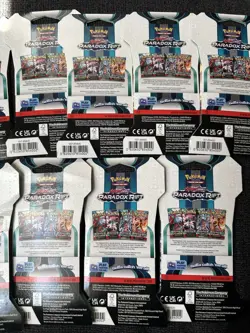 Pokemon TCG Paradox Rift Booster Packs Lot of 9 English - Image 3