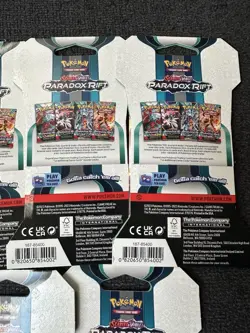 Pokemon TCG Paradox Rift Booster Packs Lot of 9 English - Image 4