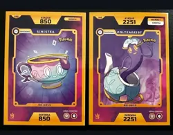 SINISTEA X POLTEAGEIST - POKEMON MASTER JOURNEY 3R ELEMENTOS CCG - Image 1