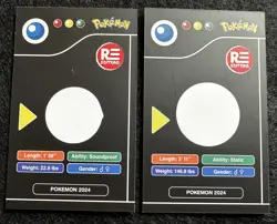 VOLTORB X ELECTRODE EVOLUTION - POKEMON KANTO CCG POKEDEX BLACK RE-EDITIONS - Image 2