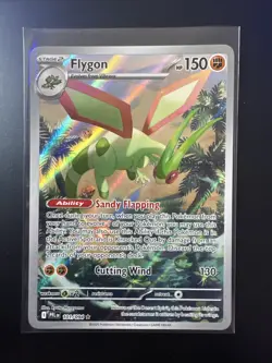 Pokemon TCG Flygon Illustration Rare 101/094 Full Art Holo Phantasmal Flames NM - Image 1