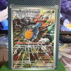 Pokemon TCG Karrablast 094/086 SV: Black Bolt Illus Rare Full Art Holo EN 60HP - Image 1
