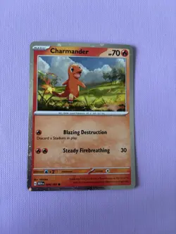 Pokemon TCG Charmander 004/165 Cosmos Holo 151 Near Mint - Image 1