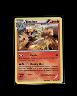 Blaziken 14/111 Holo R Furious Fists Pokemon 2014 EN LP - Image 1