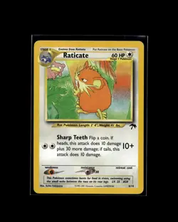 Raticate 6/18 Southern Islands Pokemon WOTC 2001 EN MP - Image 1