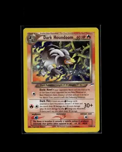 Dark Houndoom 7/105 Holo R Neo Destiny Pokemon WOTC 2002 EN LP - Image 1