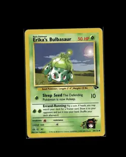 Erika's Bulbasaur 39/132 U Gym Challenge Pokemon WOTC 2000 EN HP - Image 1