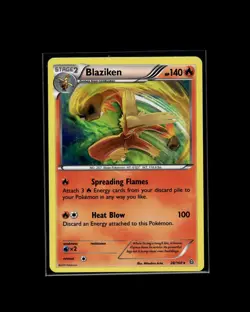 Blaziken 28/160 Holo R Primal Clash Pokemon 2015 EN LP - Image 1