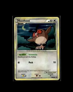Hoothoot HGSS05 Holo Promo HGSS Black Star Promos Pokemon 2010 EN LP - Image 1