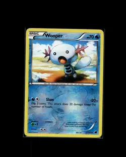 Wooper 21/116 C Plasma Freeze Pokemon 2013 EN MP - Image 1