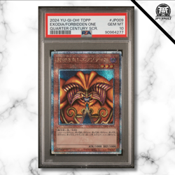 YuGiOh Card Jap - Exodia/Forbidden One #009 - TDPP Quarter Century - PSA 10 - Image 1