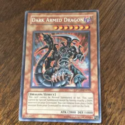 Yugioh - Dark Armed Dragon PTDN-EN019 Secret Rare Good Condition See Photos - Image 1