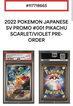 Pokemon Card Skaby Promo Pikachu Psa10 Appraisal Product - Image 3