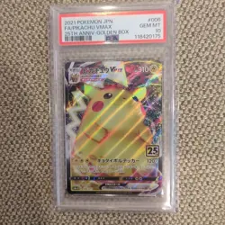 Pokemon Card Pikachu Vmax 25Th Anniversary Psa10 - Image 1