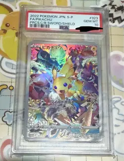 Psa10 Pikachu Promo 323/S-P Pokemon Card - Image 1