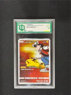Pokemon Card Red Pikachu 270/Sm-P Promo Graad10 - Image 2