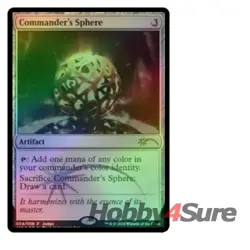 Foil Commander's Sphere (judge) M/NM Magic: The Gathering MTG Promo: Judge - Image 1