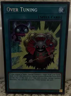YuGiOh! - Over Tuning BLGG-EN034 Secret Rare 1st Edition NM - Image 1