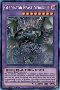 Gladiator Beast Nerokius-Secret Rare - 1st Edition - MP15-EN051 - 2015 Mega-T... - Image 1