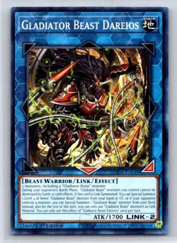 Gladiator Beast Dareios SUDA-EN048 Supreme Darkness Yu-Gi-Oh LP - Image 1