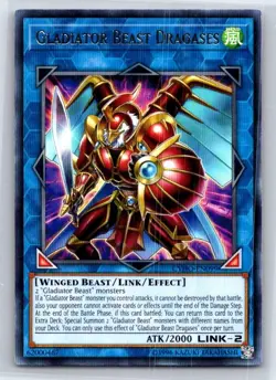 Gladiator Beast Dragases CYHO-EN099 Rare Cybernetic Horizon Yu-Gi-Oh LP - Image 1