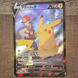 Pikachu V TG16/TG30 SWSH11 Lost Origin Trainer Gallery Holo Ultra Rare - Image 1