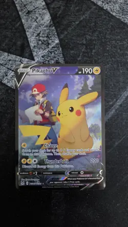 Pikachu V TG16/TG30 Swsh11: Lost Origin Trainer Gallery Holo - Image 1