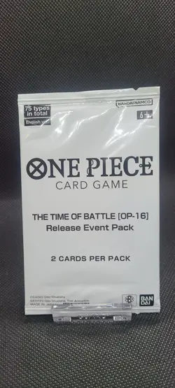 One Piece Op 16 The Time Of Battle Sealed Release Event Pack English - Image 1