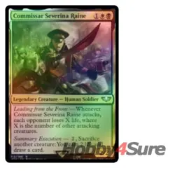 Foil Commissar Severina Raine (surge Foil) M/NM Magic MTG Warhammer 40,000 - Image 1
