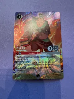 Mulan - Charging Ahead Disney Lorcana DLC Foil Promo 3/C2 EN-8 - Image 1