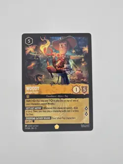 Disney Lorcana Wilds Unknown Woody Jungle Guide Legendary Non-Foil NM #15/204 - Image 1
