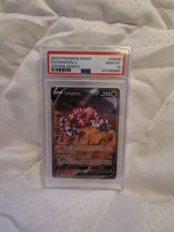 Pokemon TCG Crown Zenith Drapion v GG49/GG70 Full Art Galarian Gallery PSA 10 - Image 1
