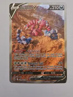 Drapion V - GG49/GG70 - Pokemon TCG Crown Zenith Galarian Gallery Ultra Card NM - Image 1