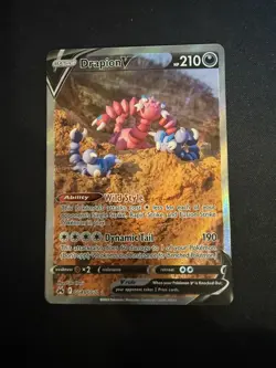 Pokemon TCG Drapion V Crown Zenith: Galarian Gallery Gg49/Gg70 Holo Ultra Rare - Image 1