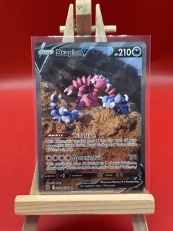 Pokemon TCG Drapion V GG49/GG70 Crown Zenith Holo Card Rare (NM) - Image 1