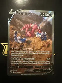 Pokemon TCG Drapion v Crown Zenith Holo Card GG49/GG70 Mint Condition - Image 1