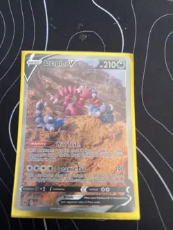 Pokemon TCG Drapion v Crown Zenith Holo Card GG49/GG70 Rare Near mint - Image 1